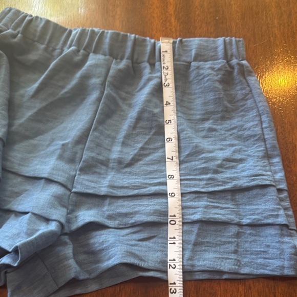 SHEIN Blue V-Neck Tank Top and shorts - Picture 5 of 7